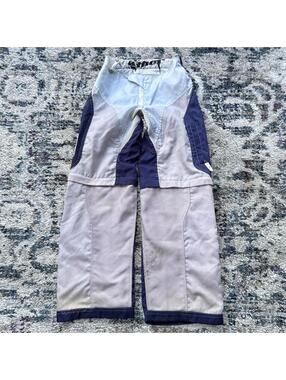 Static Pro Women's Purple & White Colorblock dirtbike Pants Size 5/6